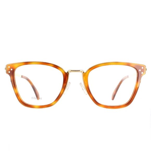 NEW CELINE EYEGLASSES, CELINE CL50002U 055 Light Havana - Picture 1 of 3